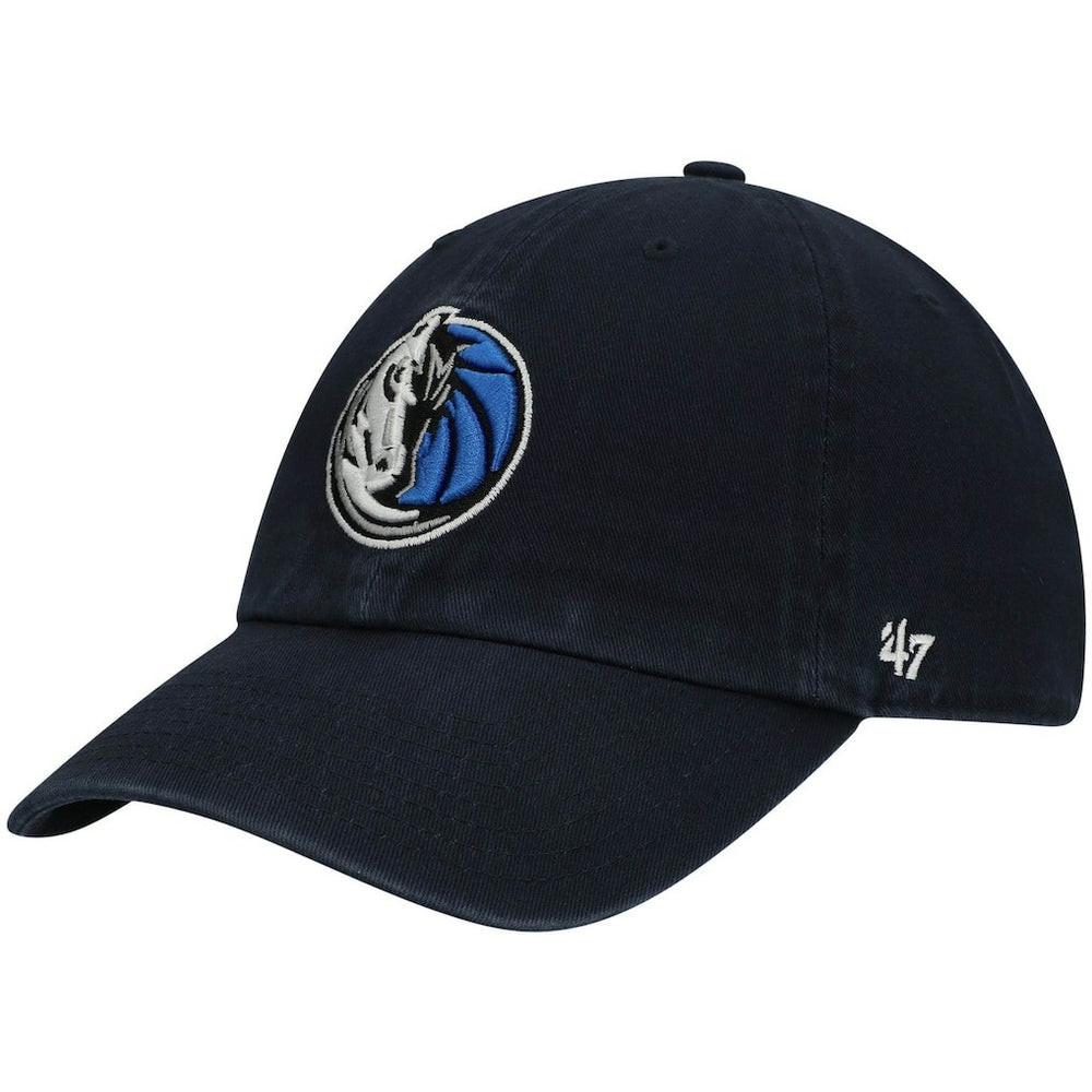 Navy Dallas Mavericks '47 Core Logo Clean Up Adjustable Hat sale | NBA