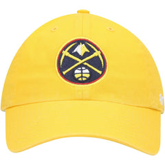Gold Denver Nuggets '47 Core Logo Clean Up Adjustable Hat sale | NBA