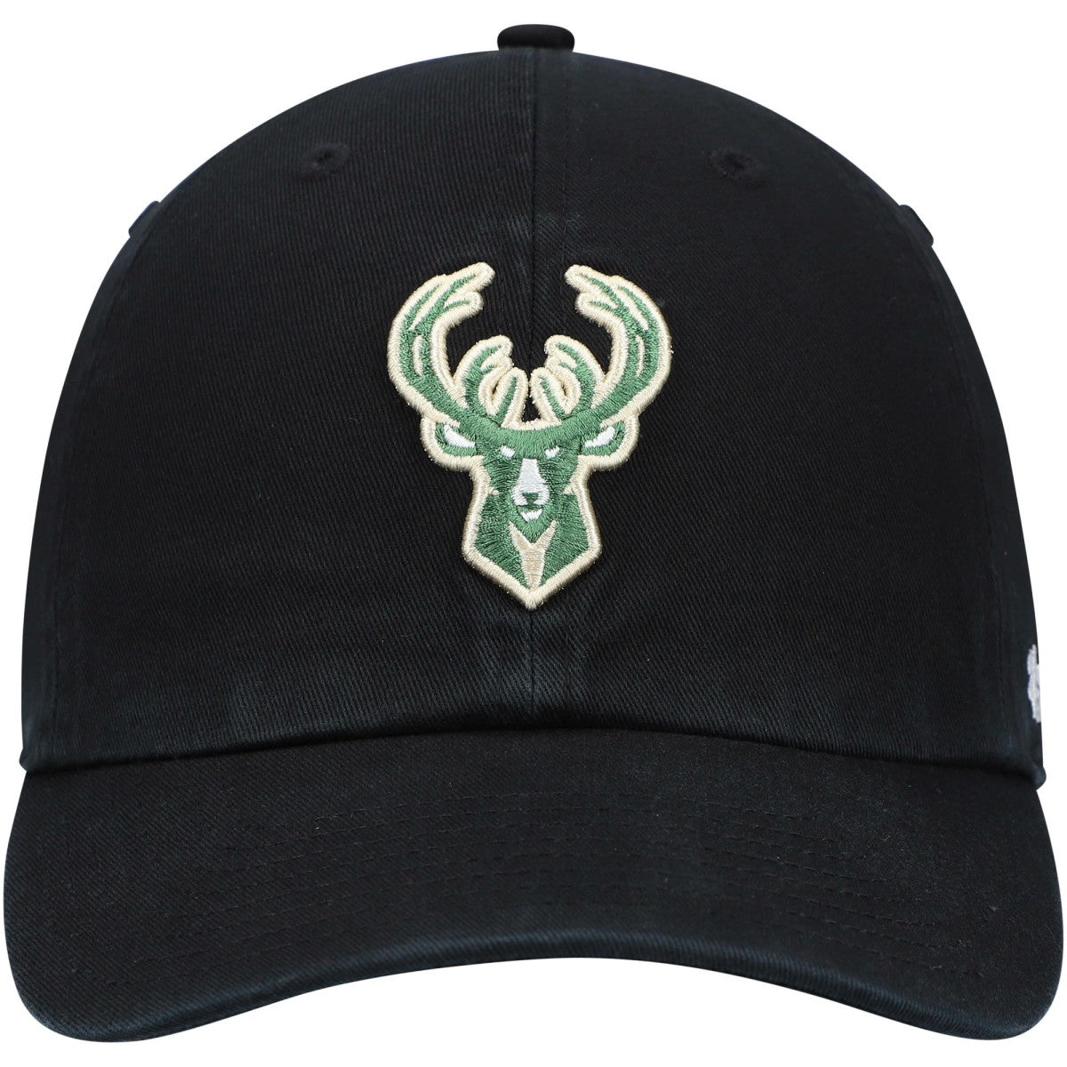 Black Milwaukee Bucks '47 Core Logo Clean Up Adjustable Hat | NBA