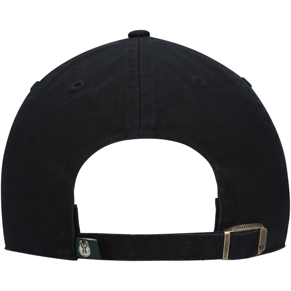 Black Milwaukee Bucks '47 Core Logo Clean Up Adjustable Hat | NBA
