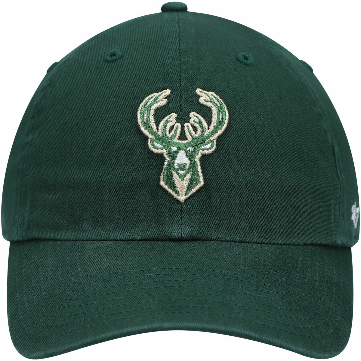 Hunter Green Milwaukee Bucks '47 Core Logo Clean Up Adjustable Hat | NBA