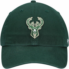 Hunter Green Milwaukee Bucks '47 Core Logo Clean Up Adjustable Hat | NBA