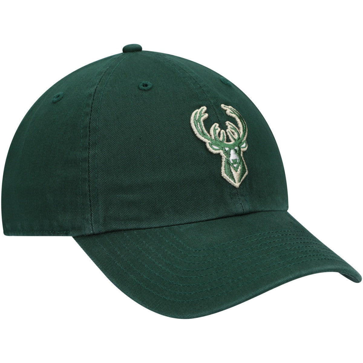 Hunter Green Milwaukee Bucks '47 Core Logo Clean Up Adjustable Hat | NBA