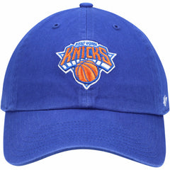Blue New York Knicks '47 Core Logo Clean Up Adjustable Hat | NBA