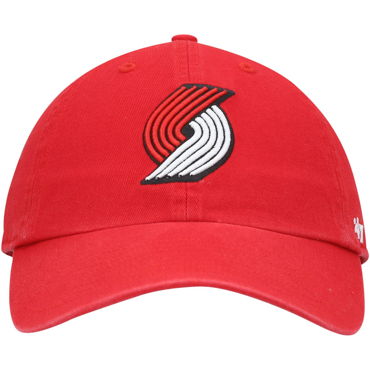 Red Portland Trail Blazers '47 Core Logo Clean Up Adjustable Hat | NBA