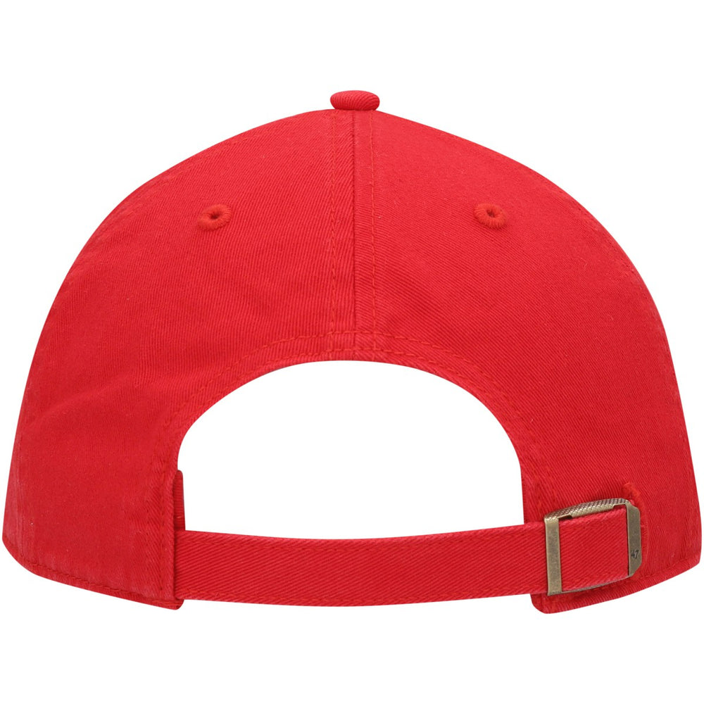 Red Portland Trail Blazers '47 Core Logo Clean Up Adjustable Hat | NBA