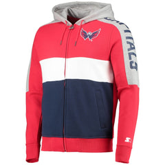 Washington Capitals Starter Playoffs Color Block Full-Zip Hoodie -  NHL Hoodies