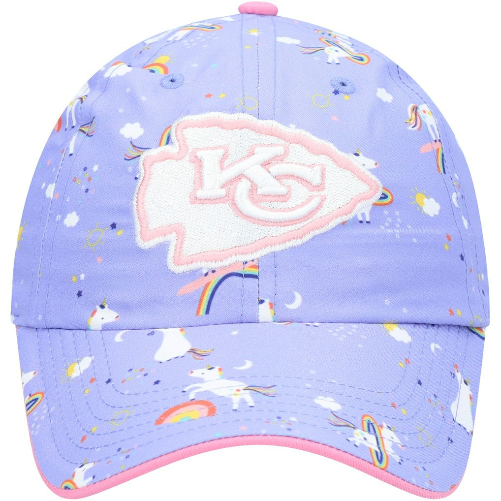 Kansas City Chiefs '47 Girls Preschool Unicorn Clean Up Adjustable Hat | NFL Sale