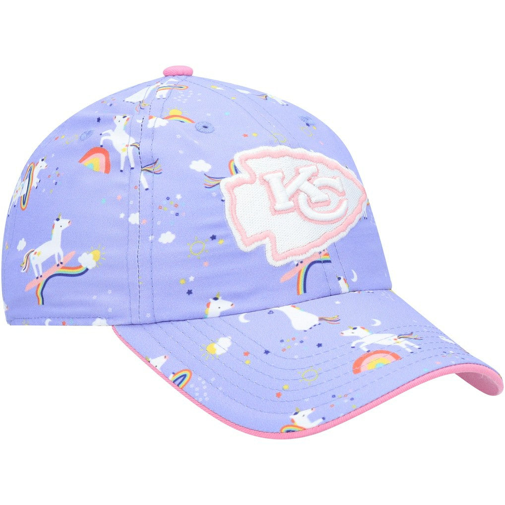 Kansas City Chiefs '47 Girls Preschool Unicorn Clean Up Adjustable Hat | NFL Sale