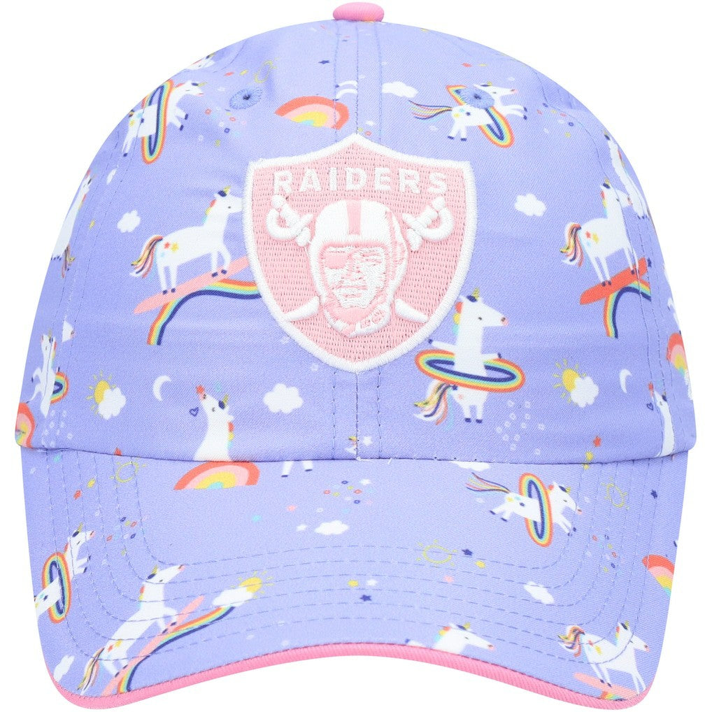 Las Vegas Raiders '47 Girls Preschool Unicorn Clean Up Adjustable Hat | NFL Discount