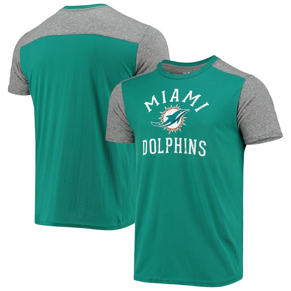 Miami Dolphins Majestic Threads Field Goal Slub T-Shirt | NFL New