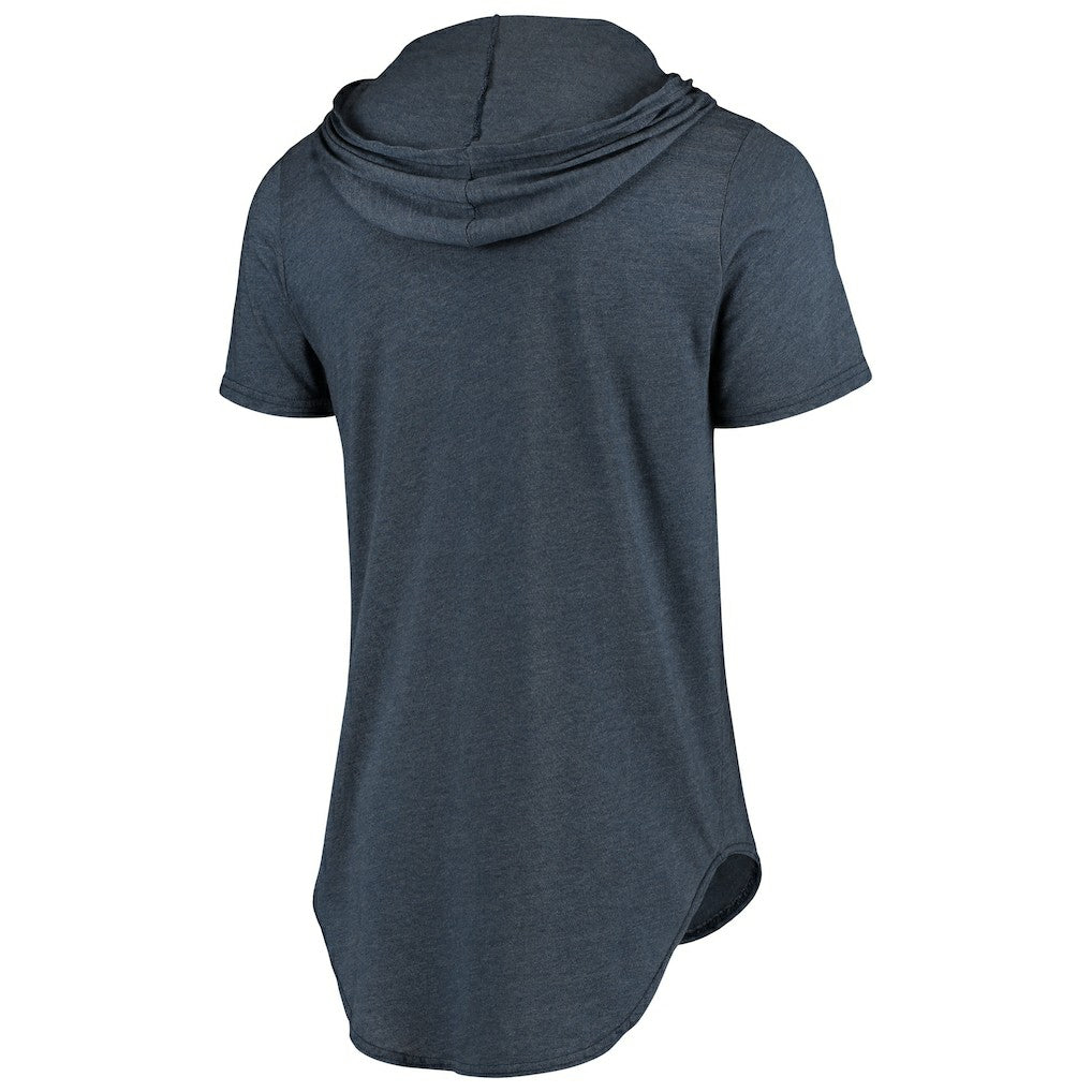 Chicago Bears Majestic Threads Primary Logo Tri-Blend Hoodie T-Shirt | NFL Discount