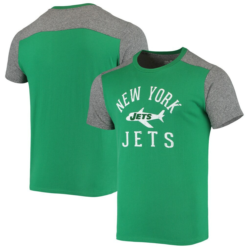 New York Jets Majestic Threads Gridiron Classics Field Goal Slub T-Shirt | NFL Hot