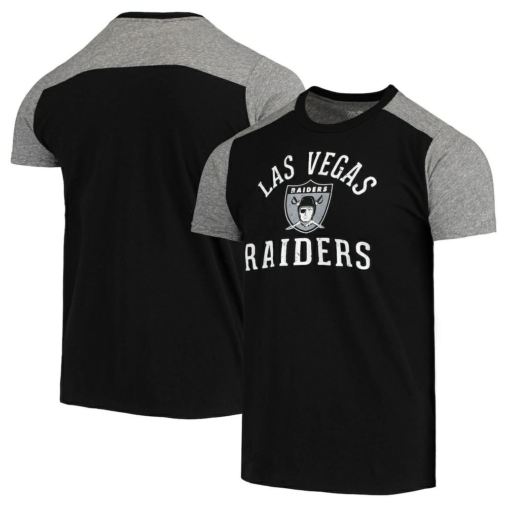 Las Vegas Raiders Majestic Threads Gridiron Classics Field Goal Slub T-Shirt | NFL Outlet
