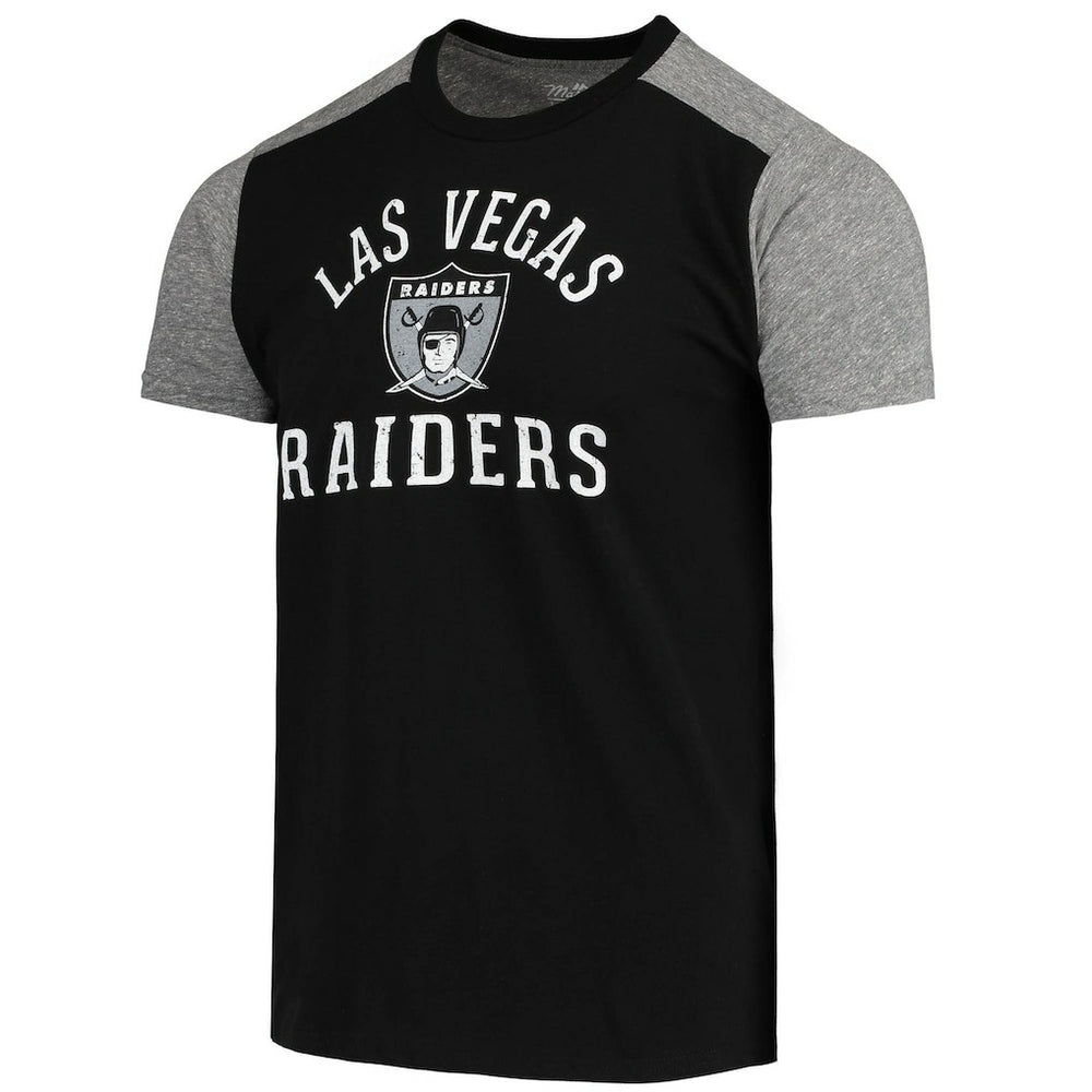 Las Vegas Raiders Majestic Threads Gridiron Classics Field Goal Slub T-Shirt | NFL Outlet