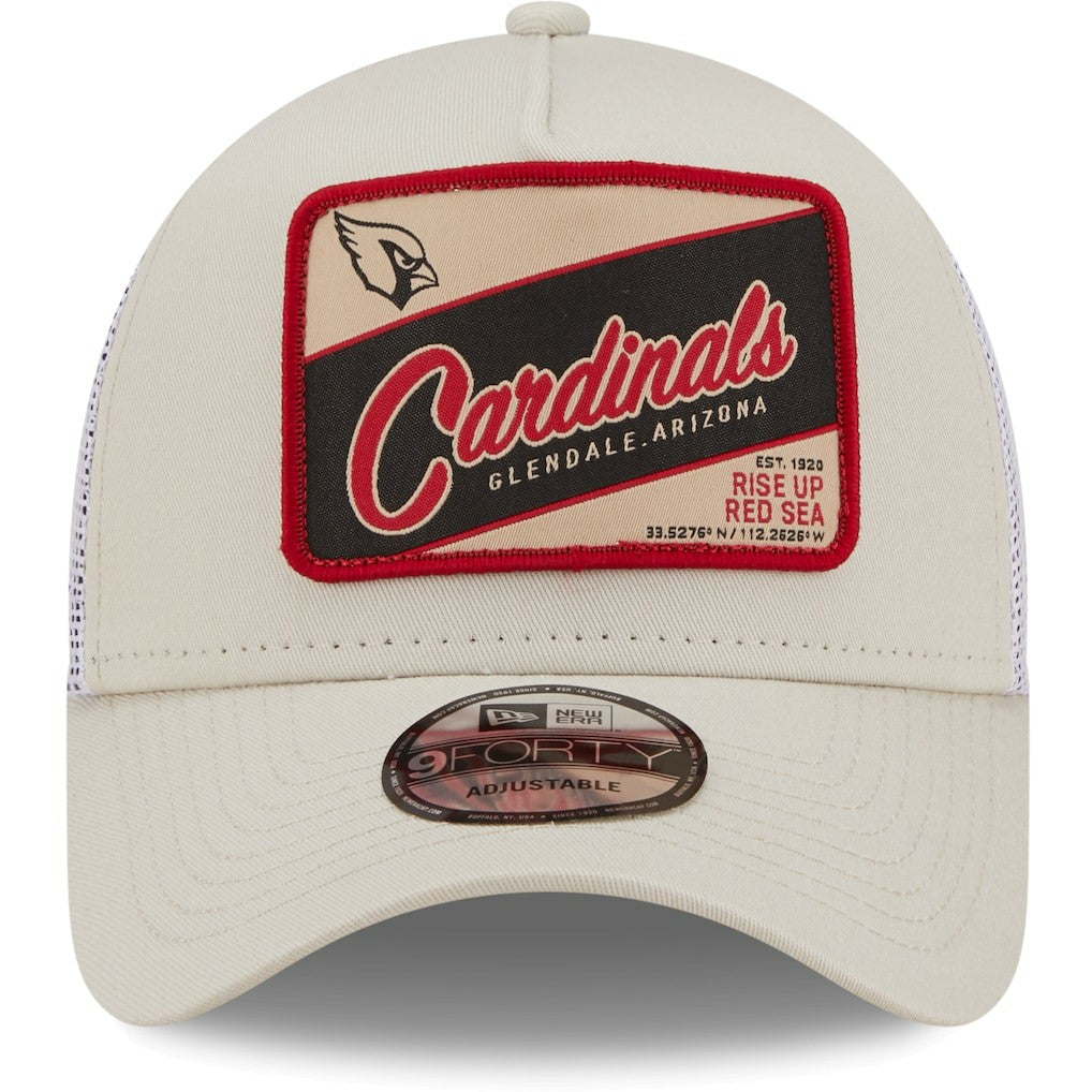 Arizona Cardinals Happy Camper A-Frame Trucker 9FORTY Snapback Hat | NFL On sale