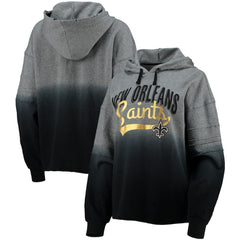 New Orleans Saints Touch Women's Superstar Dip-Dye Pullover Hoodie | NFL On sale