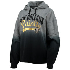 New Orleans Saints Touch Women's Superstar Dip-Dye Pullover Hoodie | NFL On sale