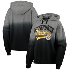 Pittsburgh Steelers Touch Women's Superstar Dip-Dye Pullover Hoodie | NFL New