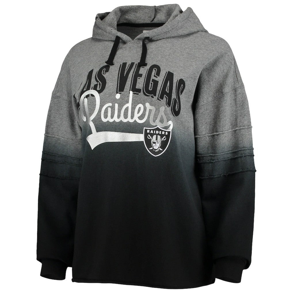 Las Vegas Raiders Touch Women's Superstar Dip-Dye Pullover Hoodie | NFL Outlet