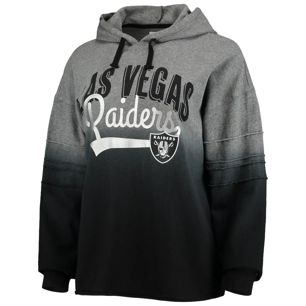 Las Vegas Raiders Touch Women's Superstar Dip-Dye Pullover Hoodie | NFL Outlet