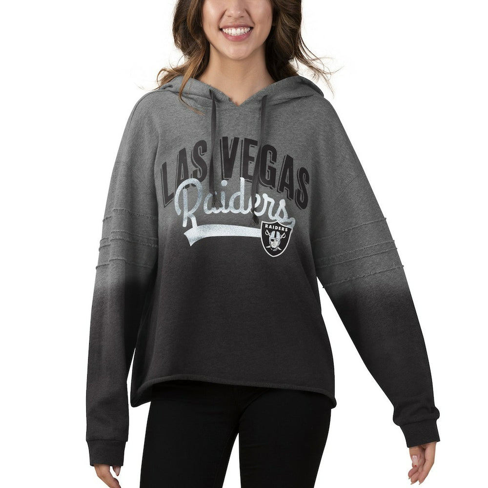 Las Vegas Raiders Touch Women's Superstar Dip-Dye Pullover Hoodie | NFL Outlet