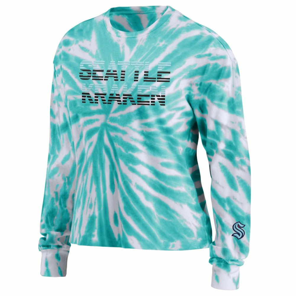 Seattle Kraken WEAR by Erin Andrews Women's Tie-Dye Long Sleeve T-Shirt -  NHL T-shirts