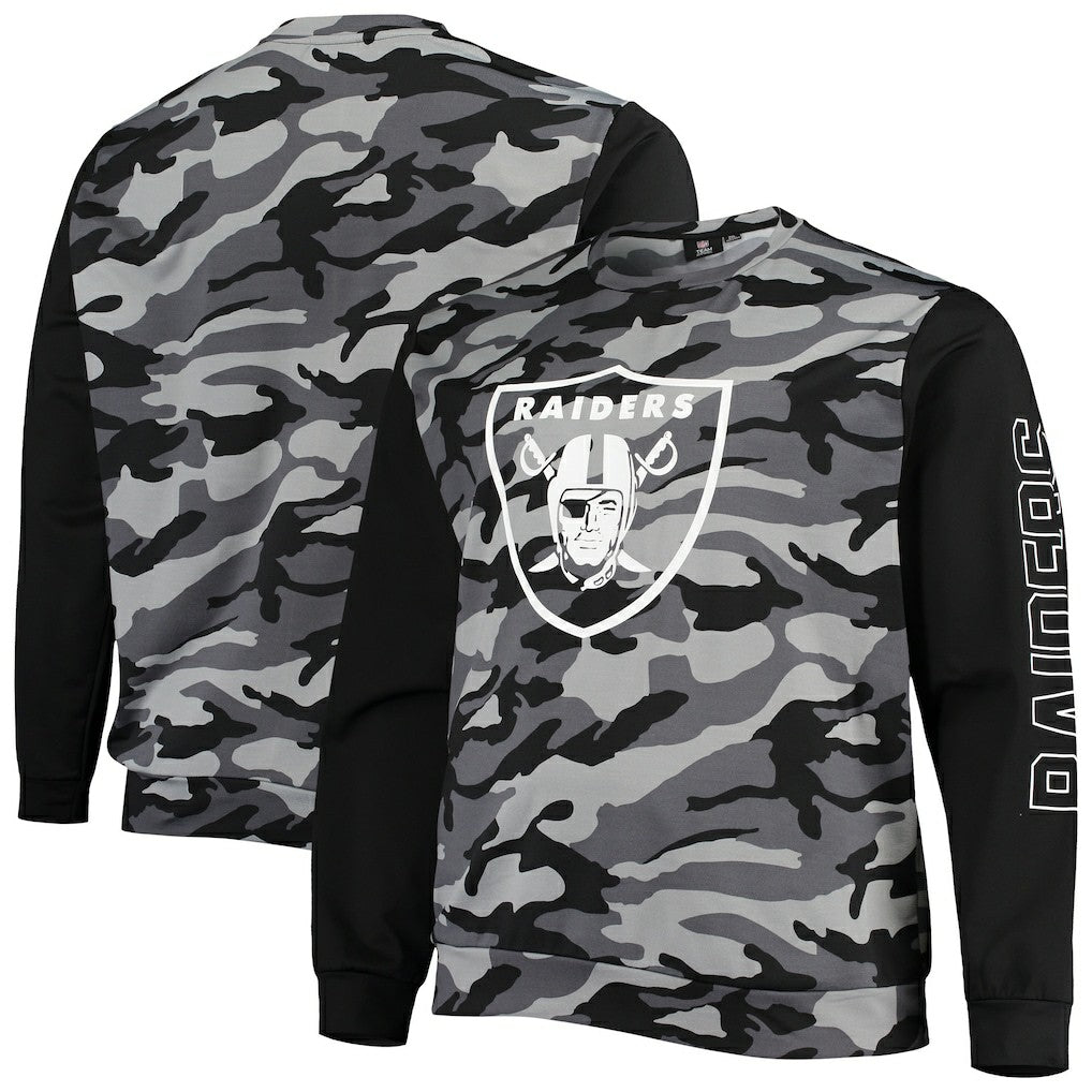 Las Vegas Raiders FOCO Camo Long Sleeve T-Shirt | NFL Sale