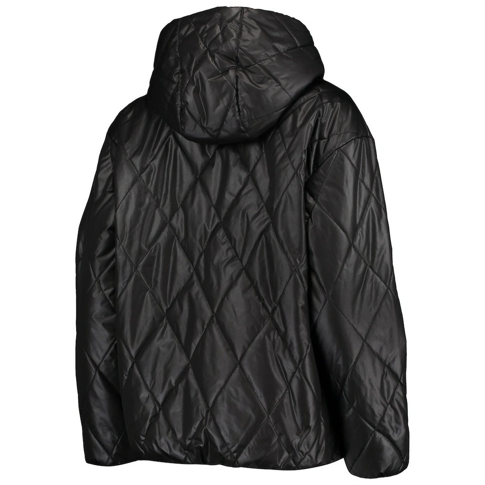 Las Vegas Raiders MSX by Michael Strahan Women's Charlotte Full-Zip Hoodie Puffer Jacket | NFL Hot