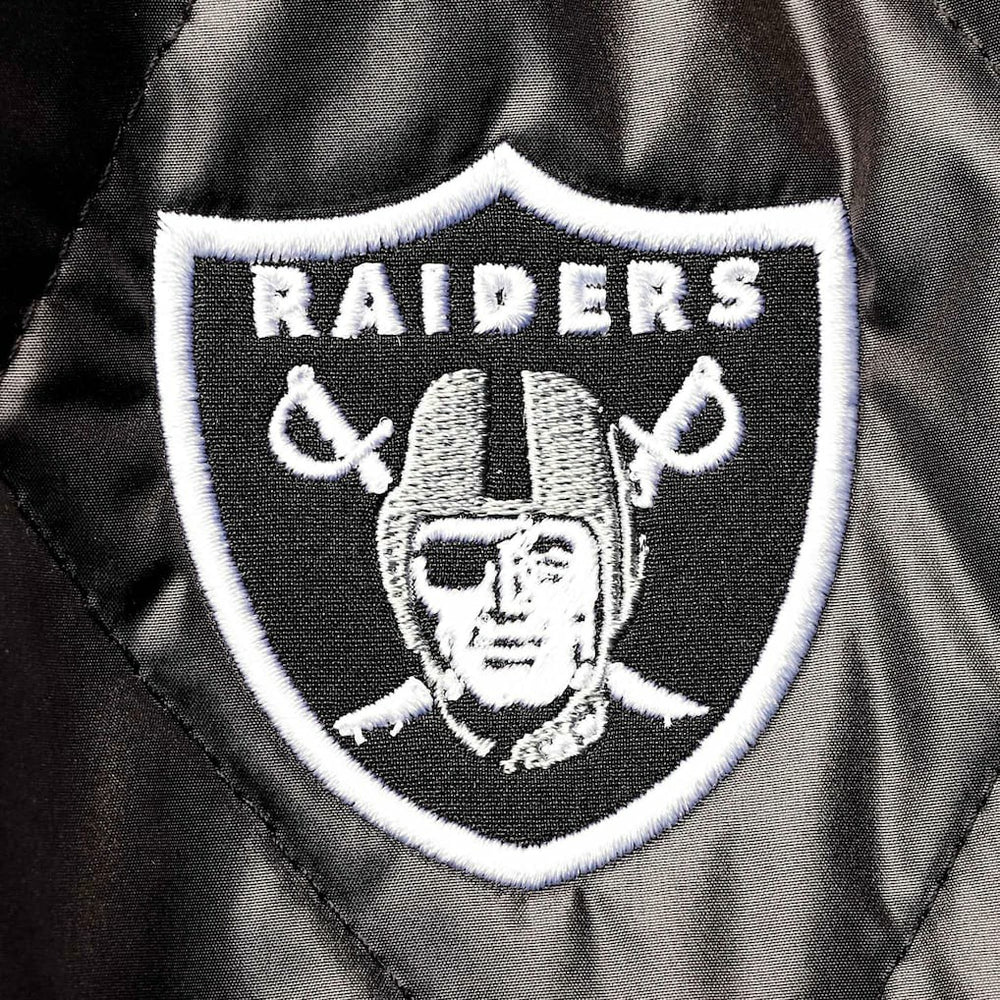Las Vegas Raiders MSX by Michael Strahan Women's Charlotte Full-Zip Hoodie Puffer Jacket | NFL Hot