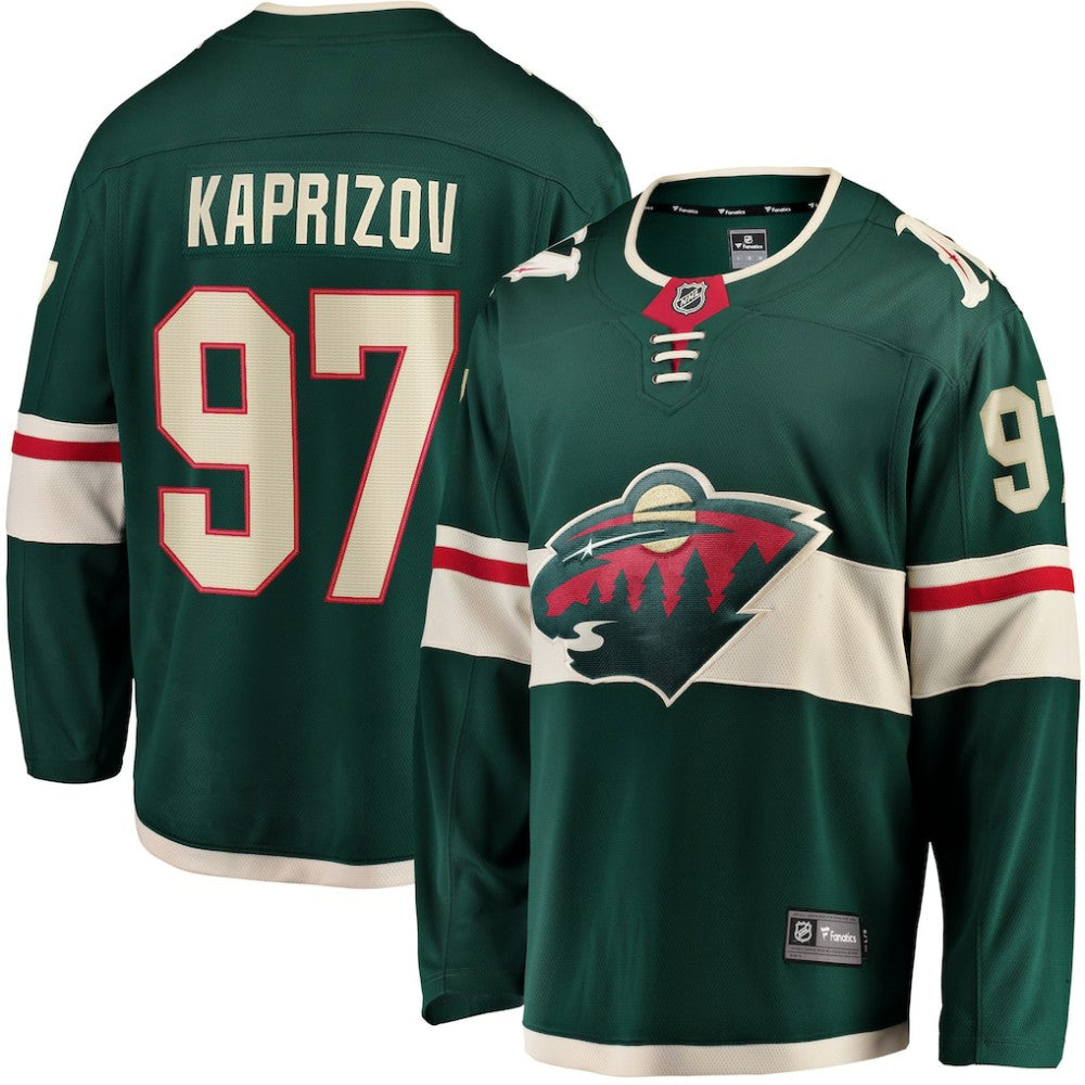 Kirill Kaprizov Minnesota Wild Fanatics Home Breakaway Replica Jersey -  NHL Jerseys