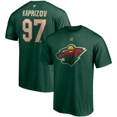 Kirill Kaprizov Minnesota Wild Fanatics Authentic Stack Name & Number T-Shirt -  NHL T-shirts