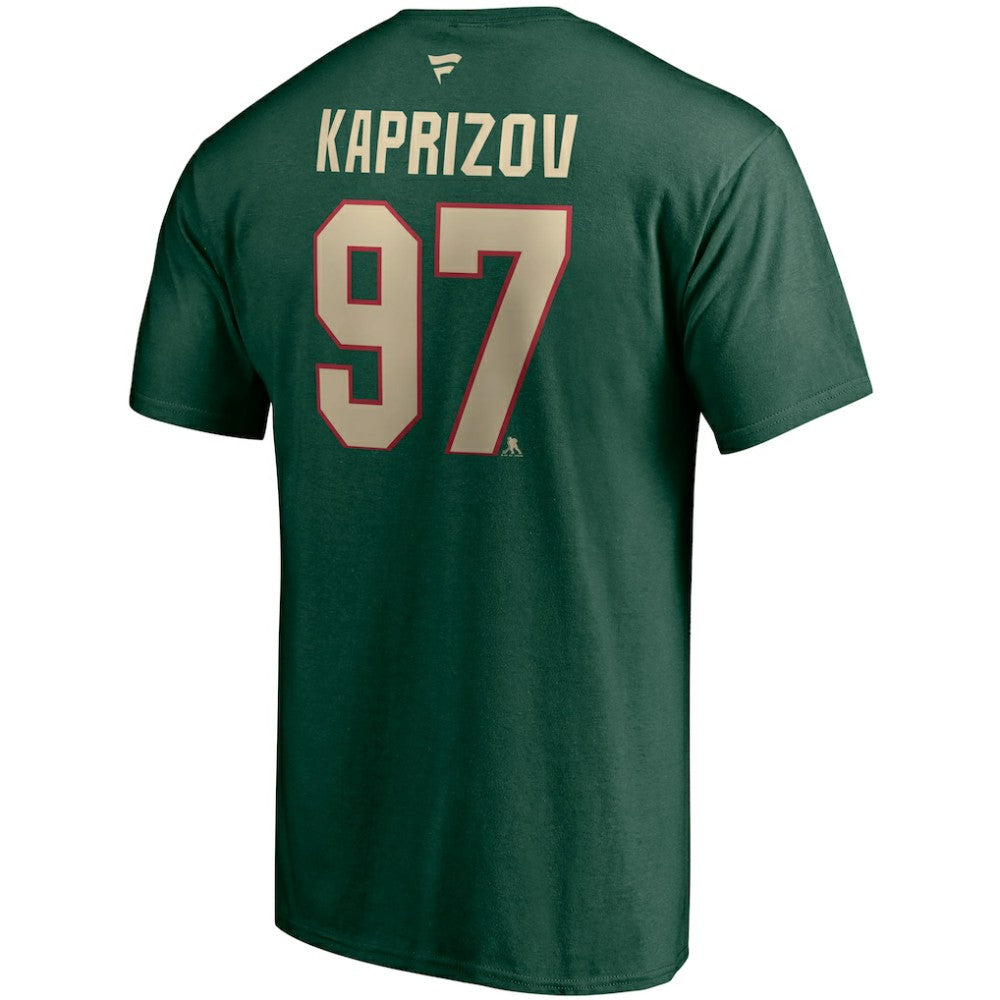 Kirill Kaprizov Minnesota Wild Fanatics Authentic Stack Name & Number T-Shirt -  NHL T-shirts