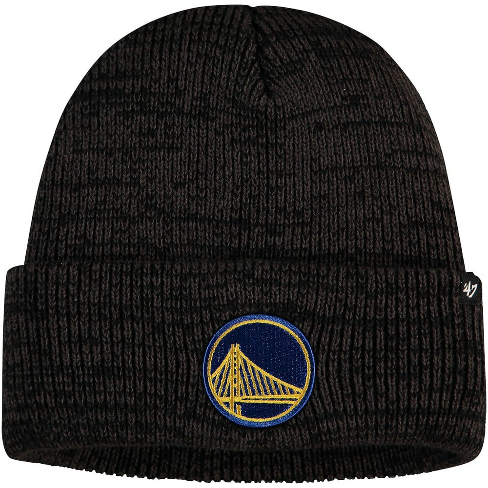 Black Golden State Warriors '47 Brain Freeze Cuffed Knit Hat sale | NBA