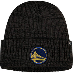 Black Golden State Warriors '47 Brain Freeze Cuffed Knit Hat sale | NBA