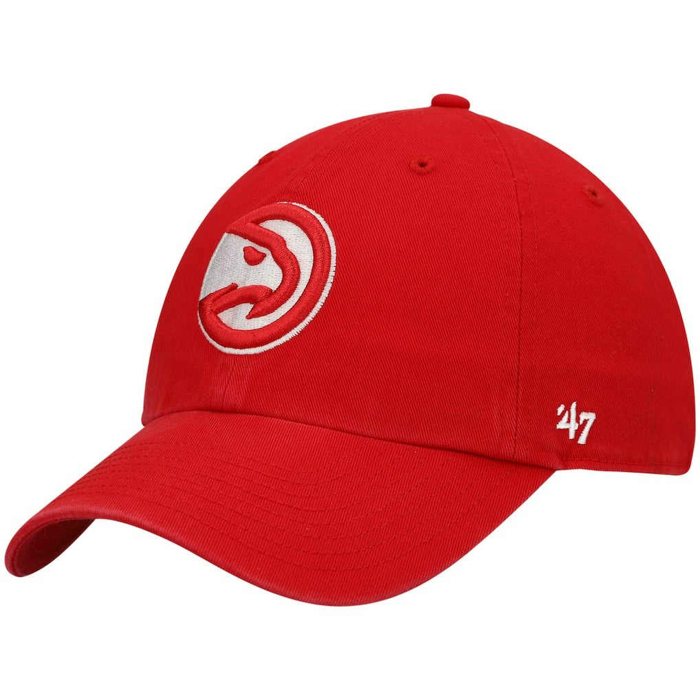Red Atlanta Hawks '47 Core Logo Clean Up Adjustable Hat | NBA
