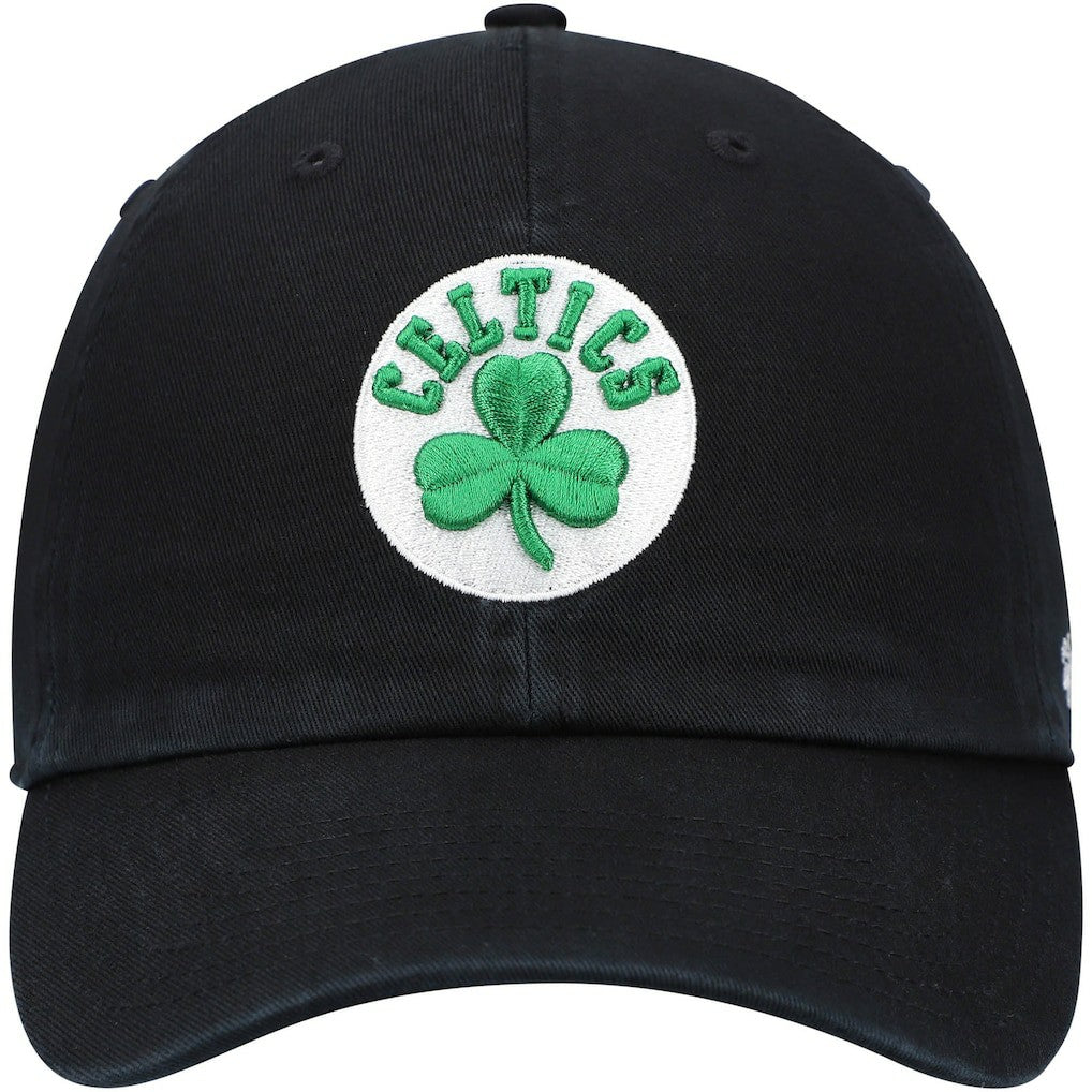 Black Boston Celtics '47 Core Logo Clean Up Adjustable Hat | NBA