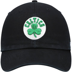 Black Boston Celtics '47 Core Logo Clean Up Adjustable Hat | NBA