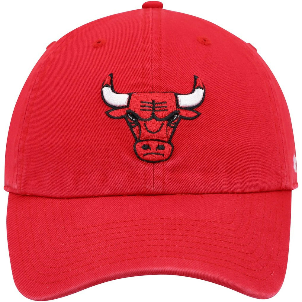 Red Chicago Bulls '47 Core Logo Clean Up Adjustable Hat | NBA