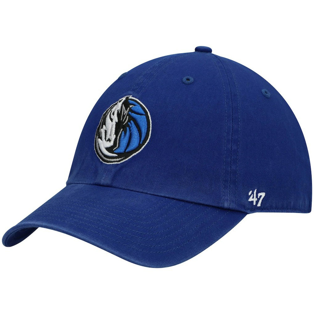Royal Dallas Mavericks '47 Core Logo Clean Up Adjustable Hat sale | NBA