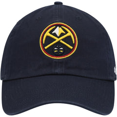 Navy Denver Nuggets '47 Core Logo Clean Up Adjustable Hat sale | NBA