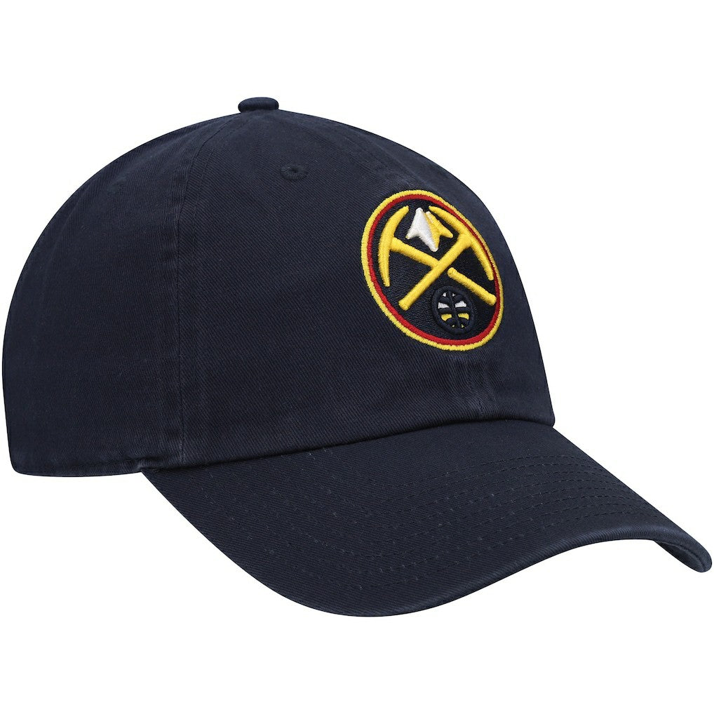 Navy Denver Nuggets '47 Core Logo Clean Up Adjustable Hat sale | NBA