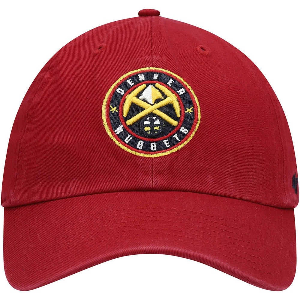 Red Denver Nuggets '47 Core Logo Clean Up Adjustable Hat sale | NBA