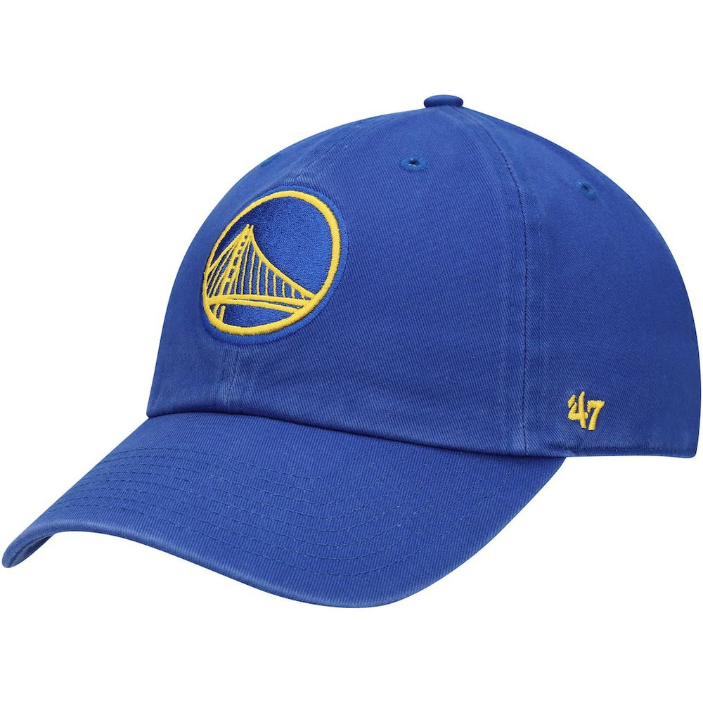 Royal Golden State Warriors '47 Core Logo Clean Up Adjustable Hat sale | NBA