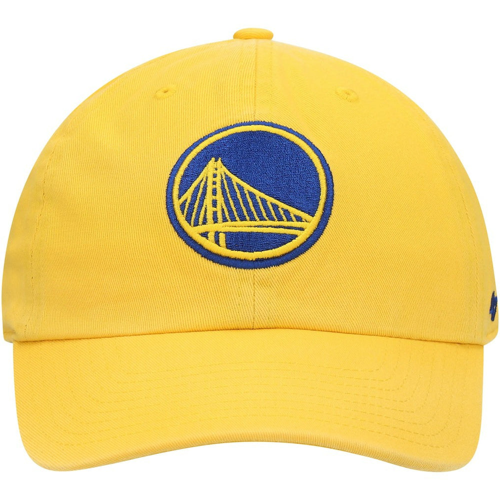 Gold Golden State Warriors '47 Core Logo Clean Up Adjustable Hat sale | NBA