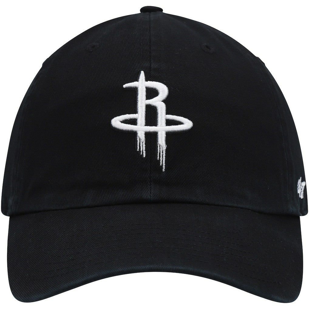Black Houston Rockets '47 Core Logo Clean Up Adjustable Hat sale | NBA