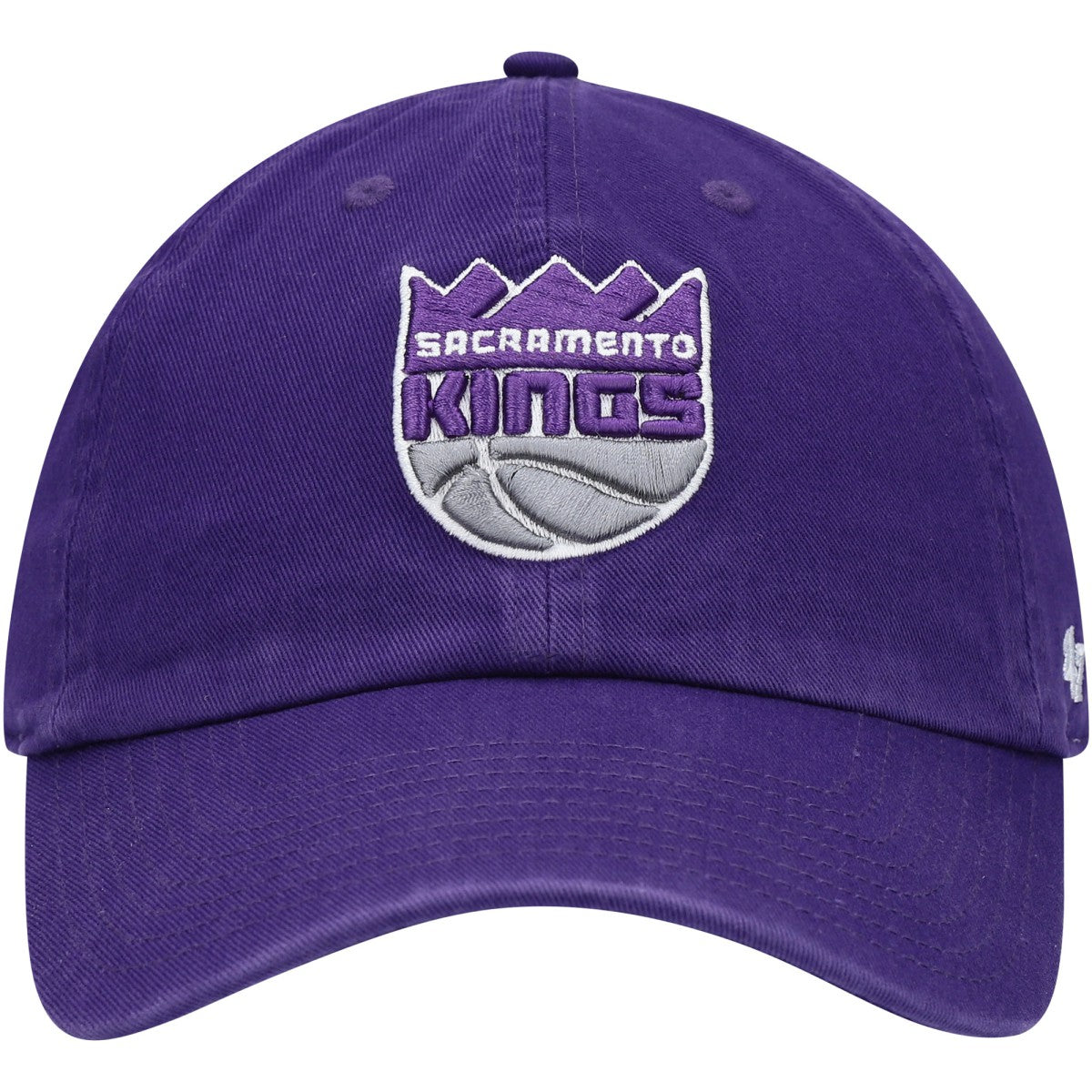 Purple Sacramento Kings '47 Core Logo Clean Up Adjustable Hat | NBA