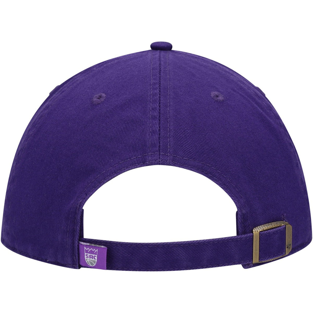 Purple Sacramento Kings '47 Core Logo Clean Up Adjustable Hat | NBA