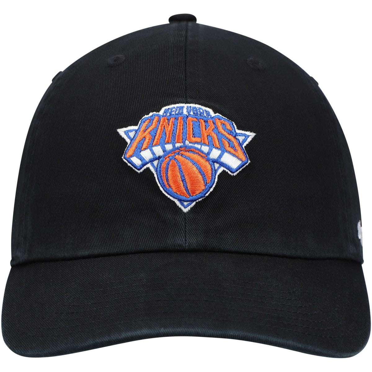 Black New York Knicks '47 Core Logo Clean Up Adjustable Hat | NBA