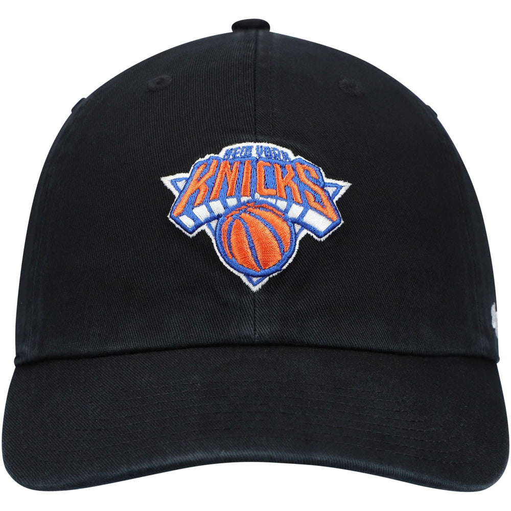 Black New York Knicks '47 Core Logo Clean Up Adjustable Hat | NBA